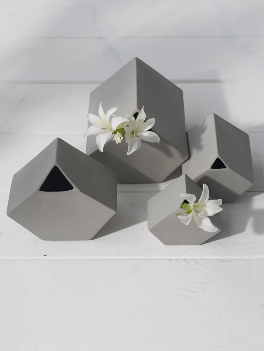 Interior interior | Vase Eckig, Cement Cubes