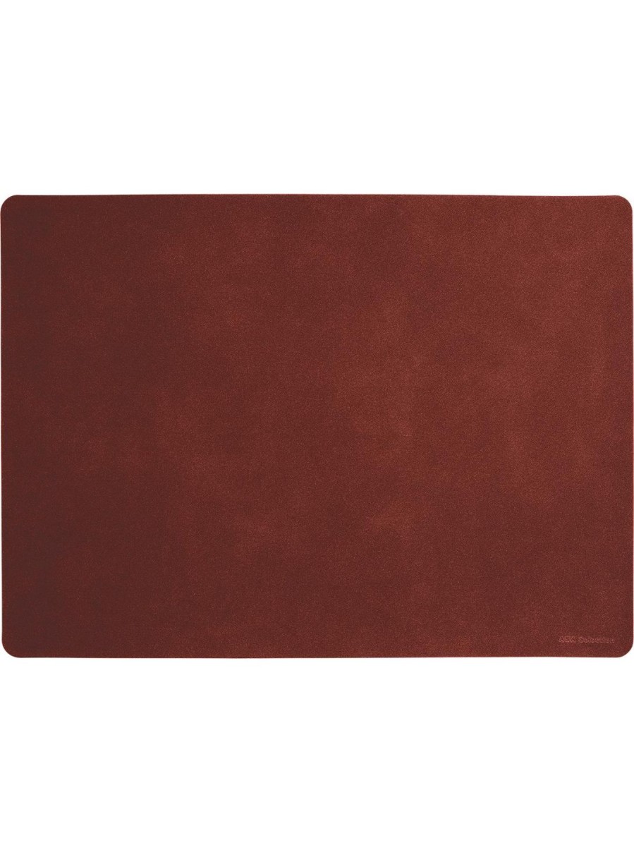 Textilien textilien | Tischset, Red Earth Soft Leather