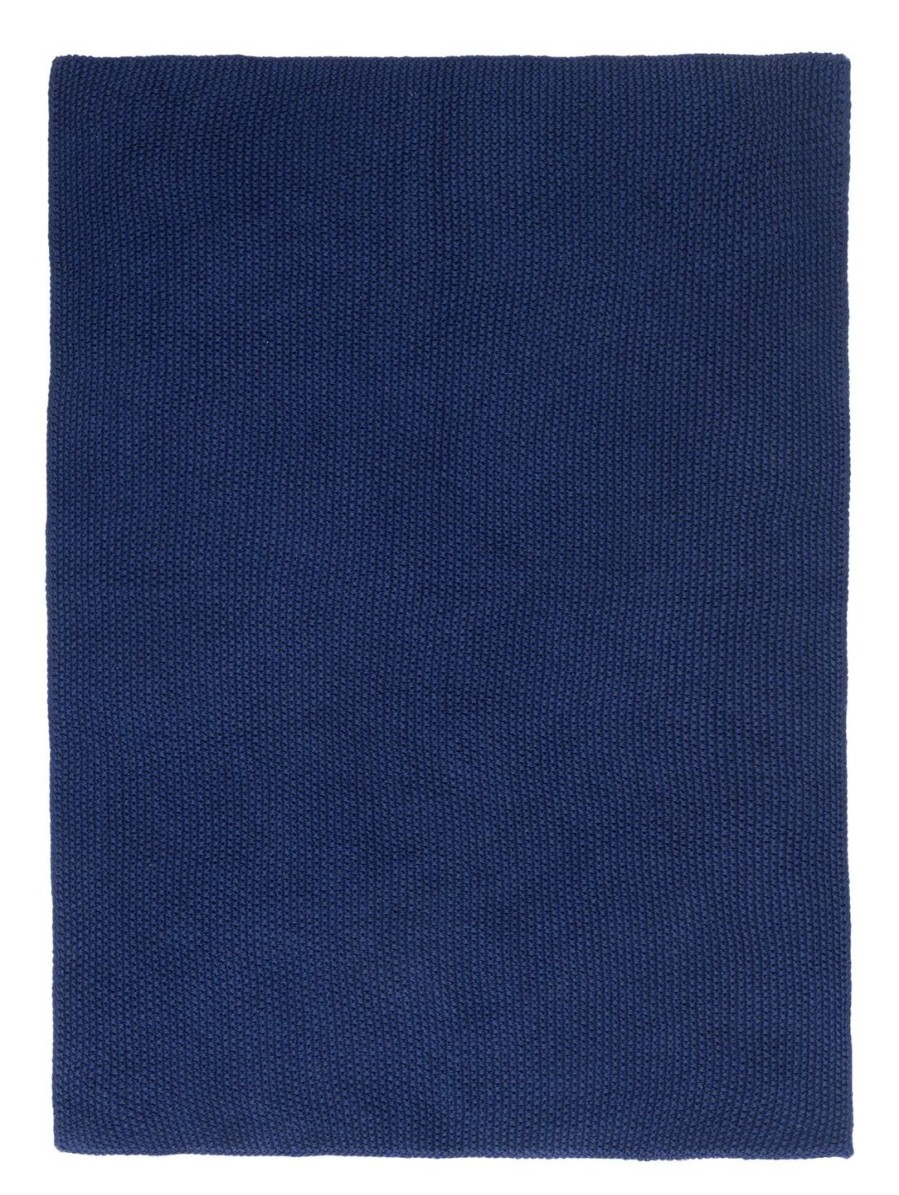 Textilien cotton | Geschirrtuch Gestrickt, Deep Blue