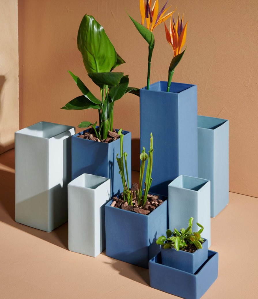 Interior cube blue | Vase, Aqua Cube Blue