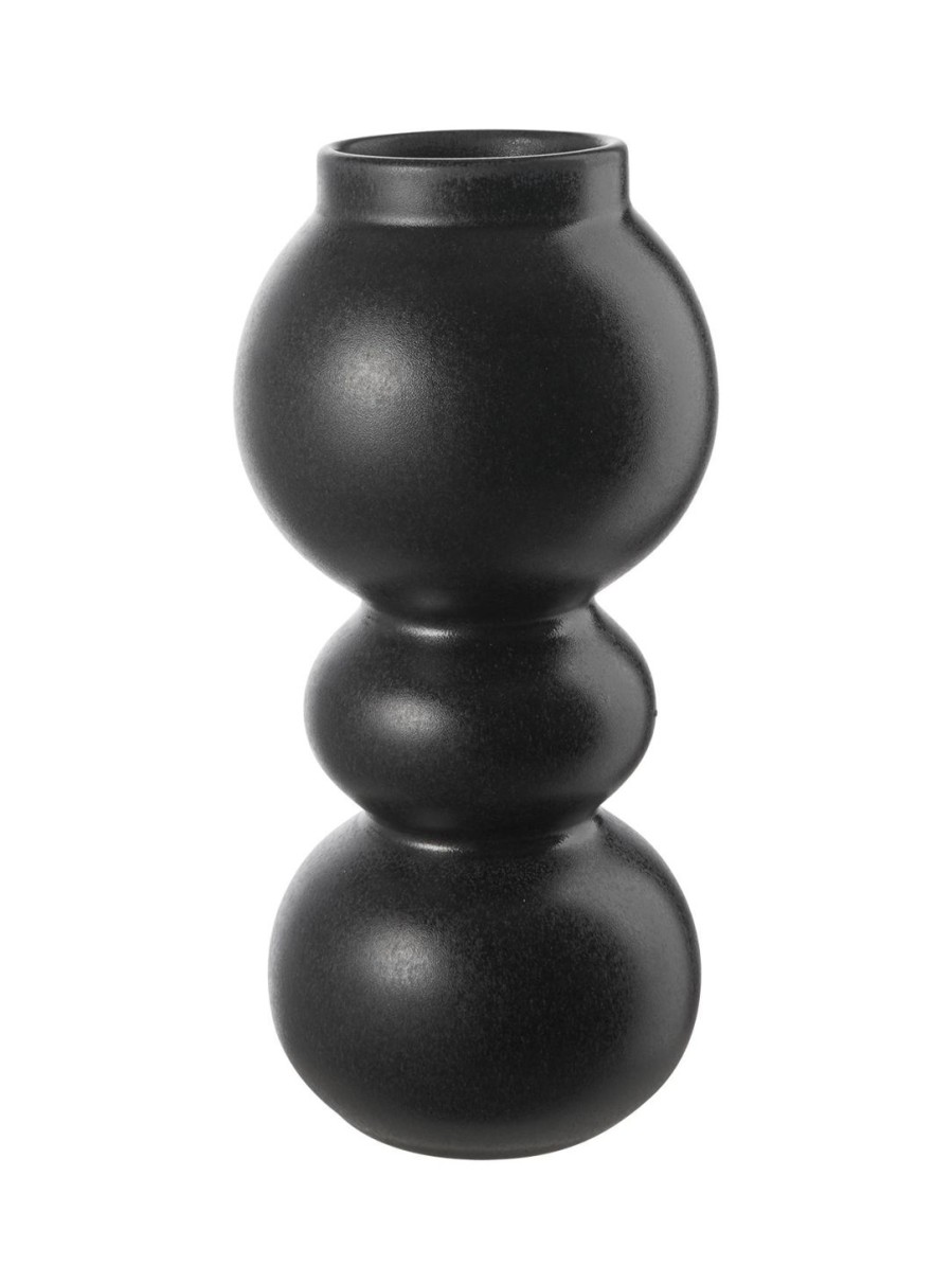 Interior como | Vase, Black Iron Como