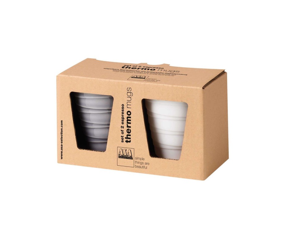 Geschirr geschenkideen | 2Er Set Thermoespressobecher, Twisted