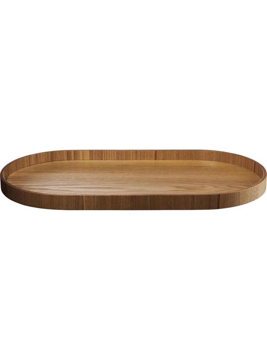 Kuche küche | Holztablett, Oval, L Wood