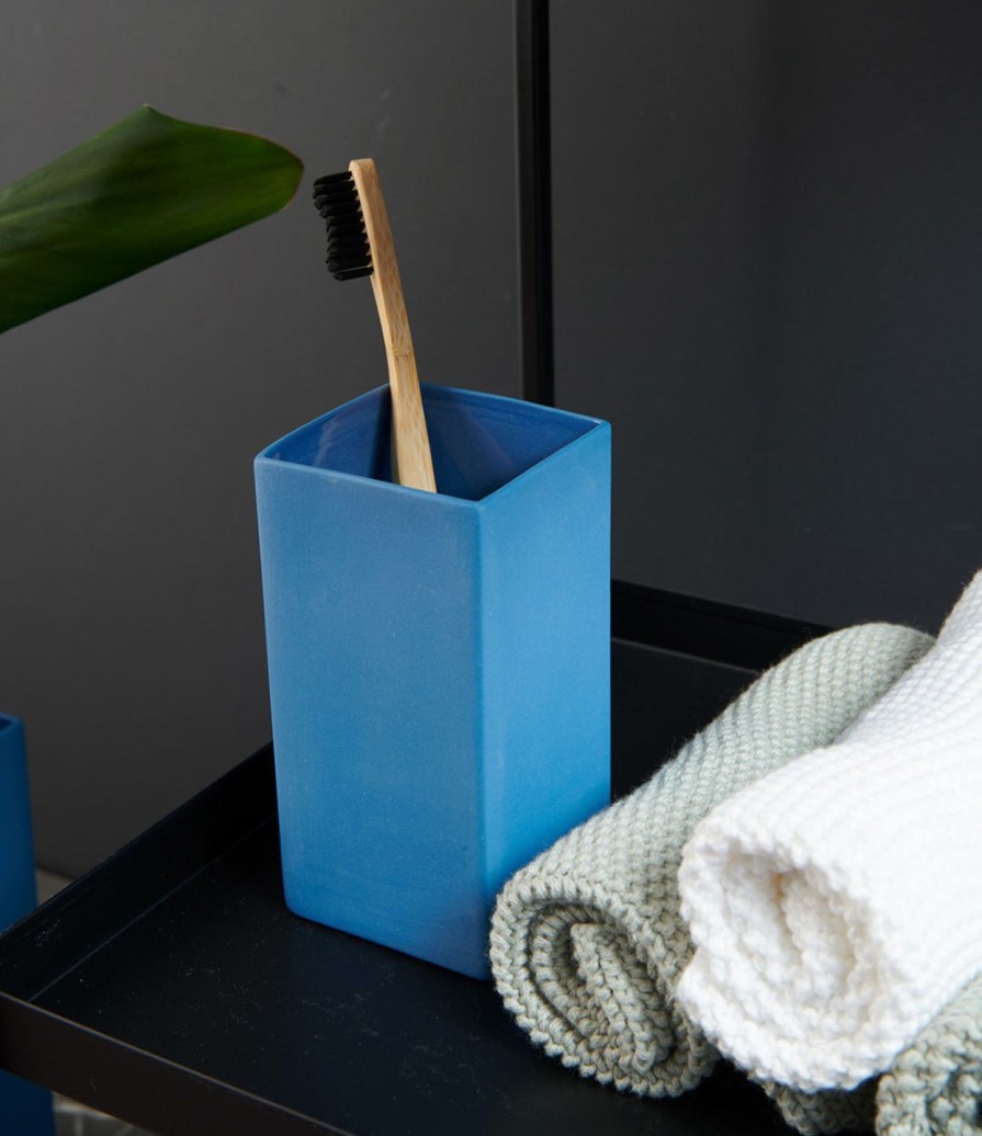 Interior cube blue | Vase, Aqua Cube Blue