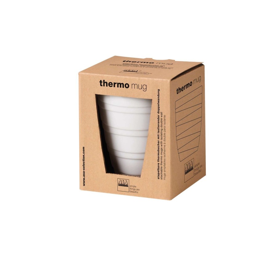 Geschirr geschenkideen | Thermobecher Twisted, Weis Thermo