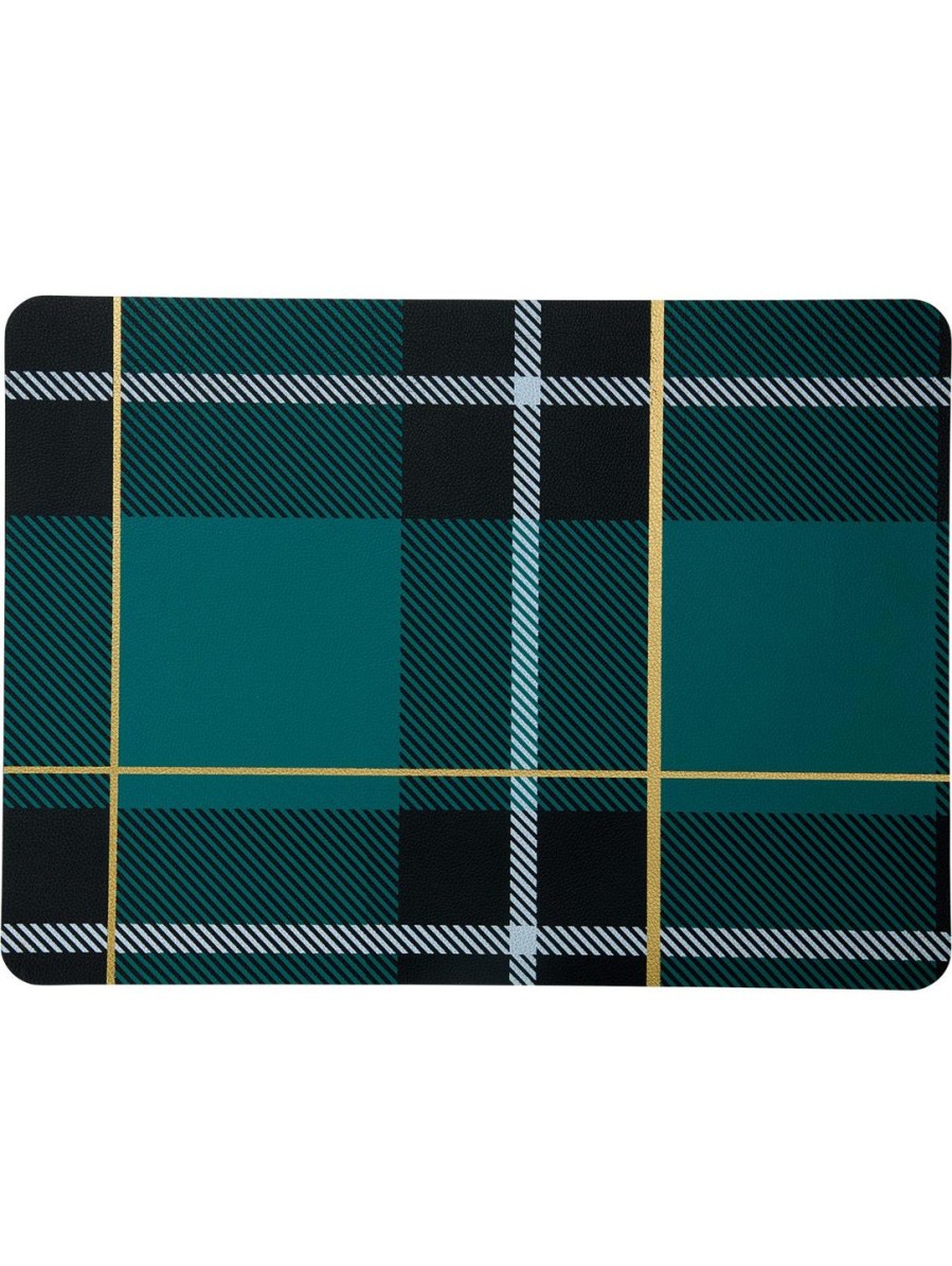 Textilien sale | Tischset, Tartan Petrol Tartan